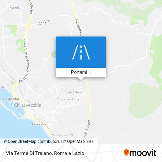 Mappa Via Terme Di Traiano