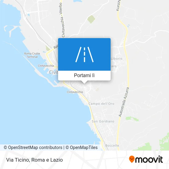 Mappa Via Ticino