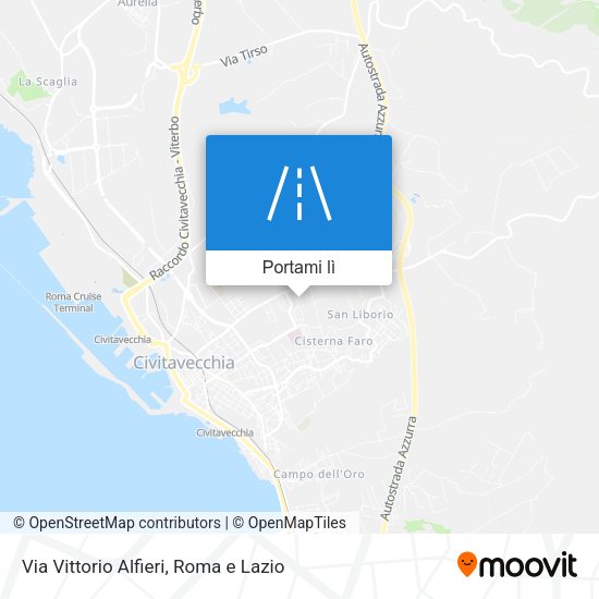 Mappa Via Vittorio Alfieri