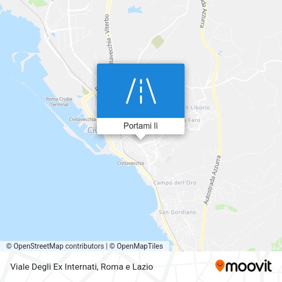 Mappa Viale Degli Ex Internati