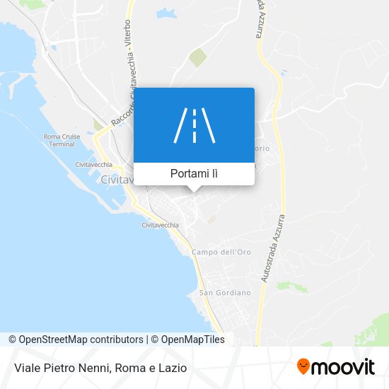 Mappa Viale Pietro Nenni