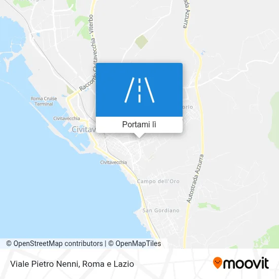 Mappa Viale Pietro Nenni