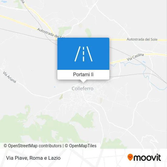 Mappa Via Piave