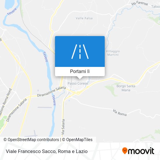 Mappa Viale Francesco Sacco