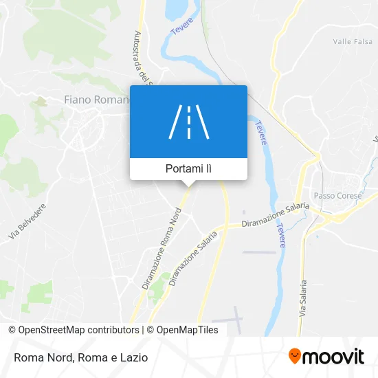 Mappa Roma Nord