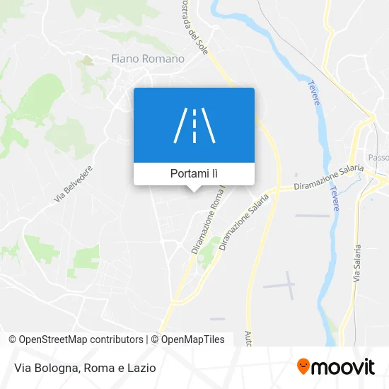 Mappa Via Bologna