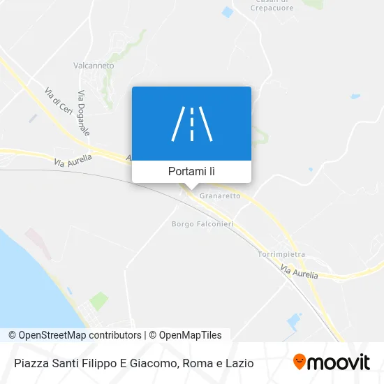 Mappa Piazza Santi Filippo E Giacomo