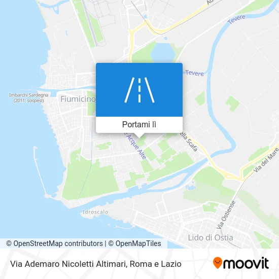 Mappa Via Ademaro Nicoletti Altimari