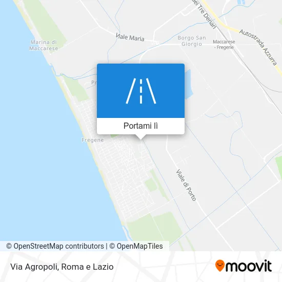 Mappa Via Agropoli