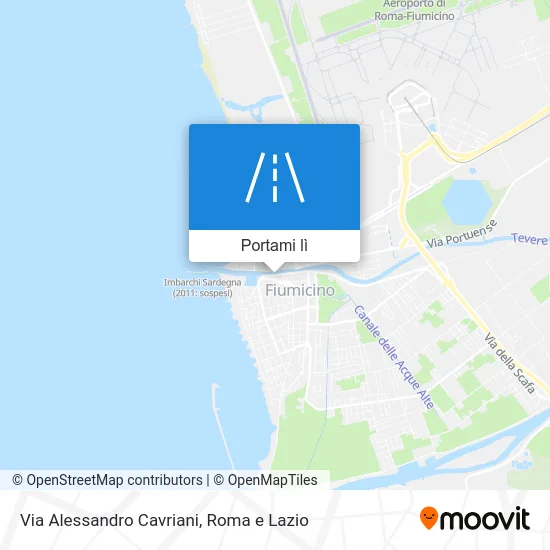 Mappa Via Alessandro Cavriani