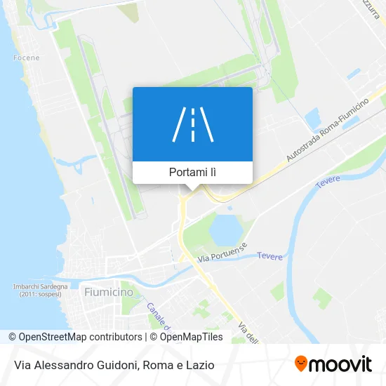 Mappa Via Alessandro Guidoni
