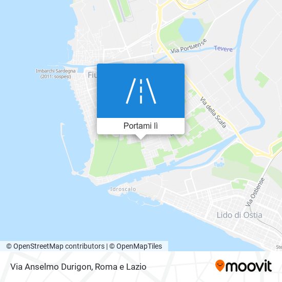 Mappa Via Anselmo Durigon