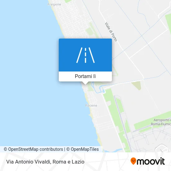 Mappa Via Antonio Vivaldi