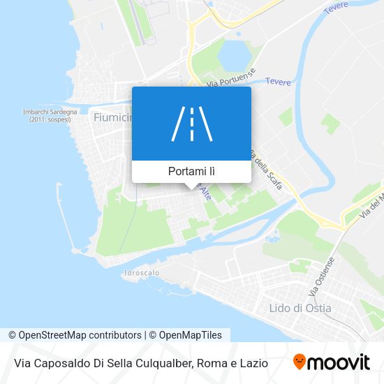 Mappa Via Caposaldo Di Sella Culqualber