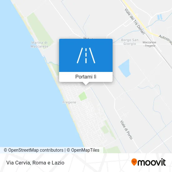 Mappa Via Cervia