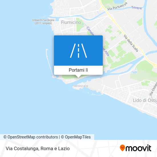 Mappa Via Costalunga