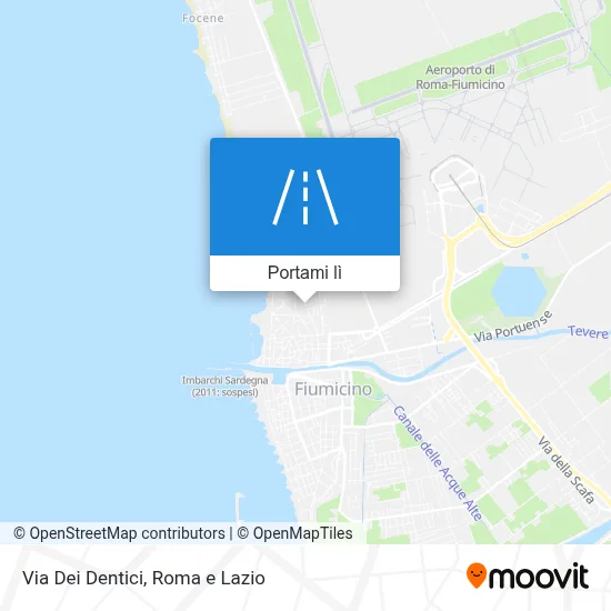 Mappa Via Dei Dentici