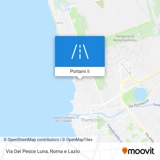 Mappa Via Del Pesce Luna