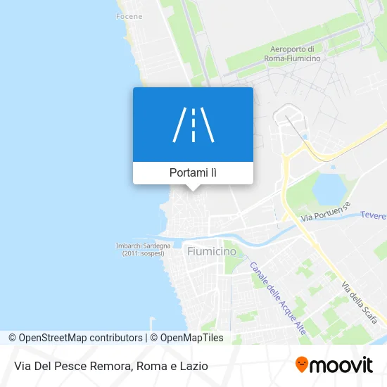 Mappa Via Del Pesce Remora