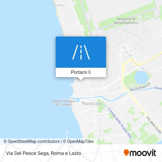 Mappa Via Del Pesce Sega