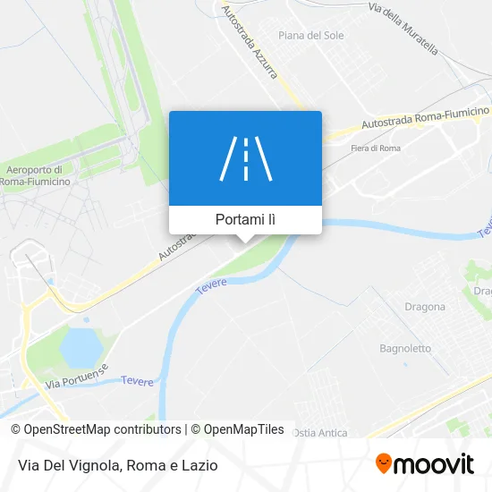 Mappa Via Del Vignola