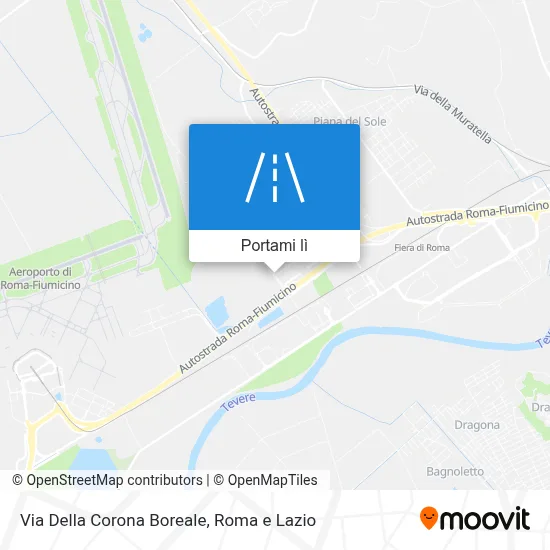 Mappa Via Della Corona Boreale