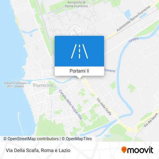 Mappa Via Della Scafa