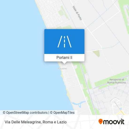 Mappa Via Delle Meleagrine