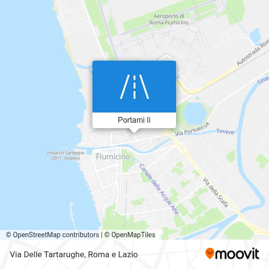 Mappa Via Delle Tartarughe