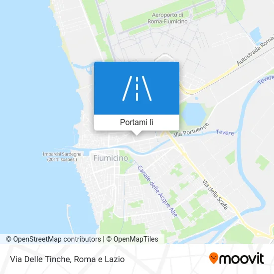 Mappa Via Delle Tinche