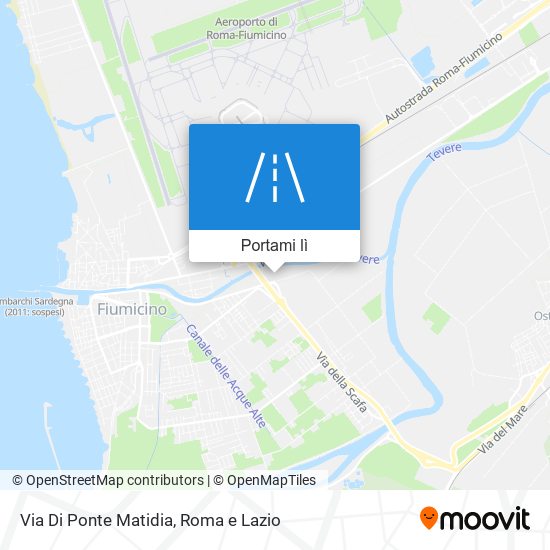 Mappa Via Di Ponte Matidia