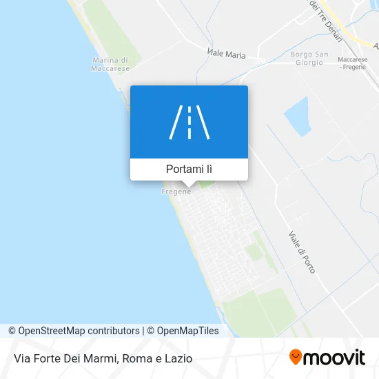 Mappa Via Forte Dei Marmi
