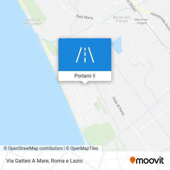 Mappa Via Gatteo A Mare