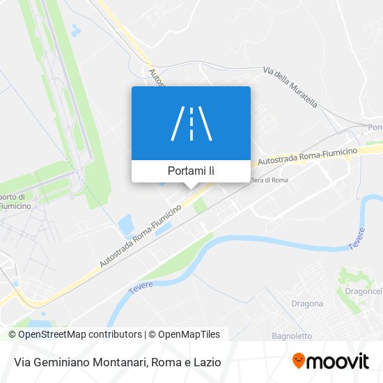 Mappa Via Geminiano Montanari