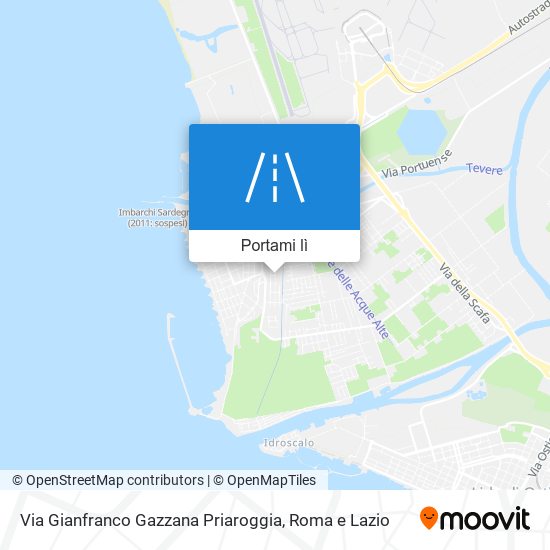 Mappa Via Gianfranco Gazzana Priaroggia