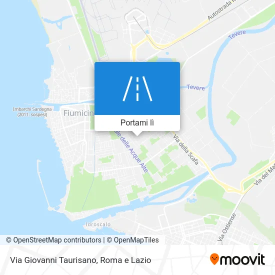 Mappa Via Giovanni Taurisano
