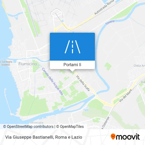 Mappa Via Giuseppe Bastianelli