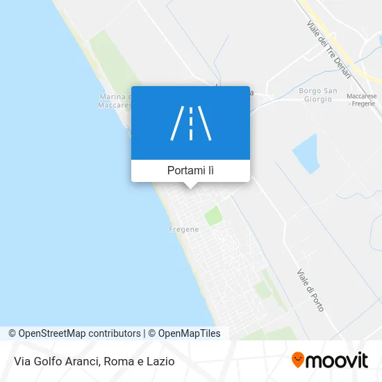 Mappa Via Golfo Aranci