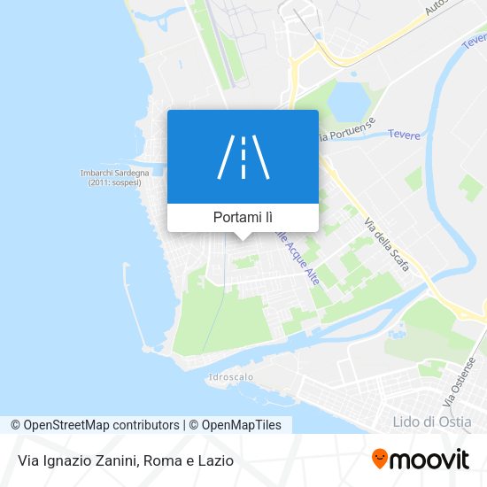 Mappa Via Ignazio Zanini
