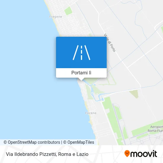 Mappa Via Ildebrando Pizzetti