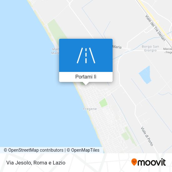 Mappa Via Jesolo