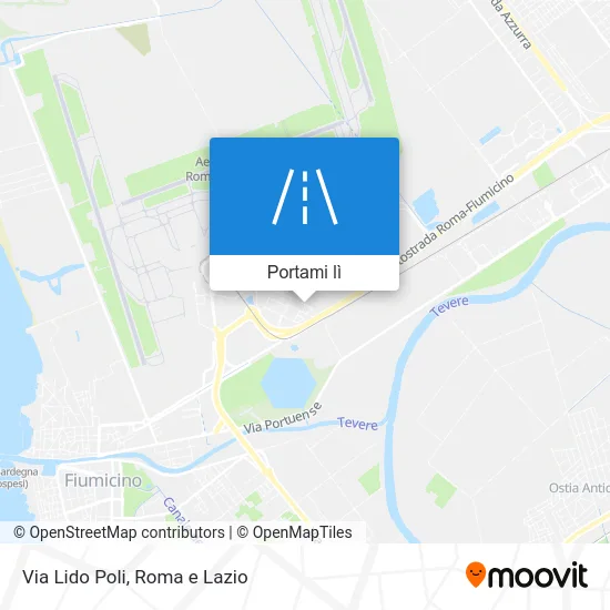 Mappa Via Lido Poli