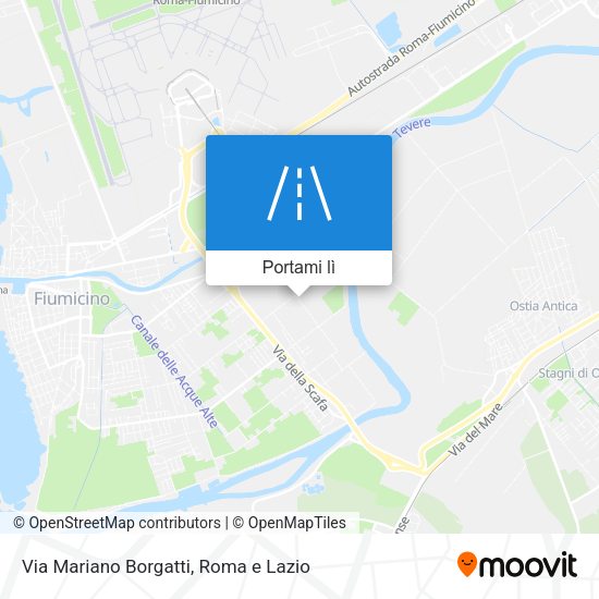 Mappa Via Mariano Borgatti