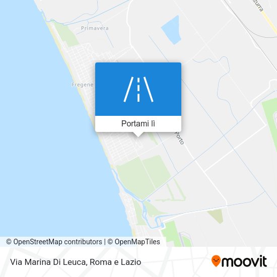 Mappa Via Marina Di Leuca