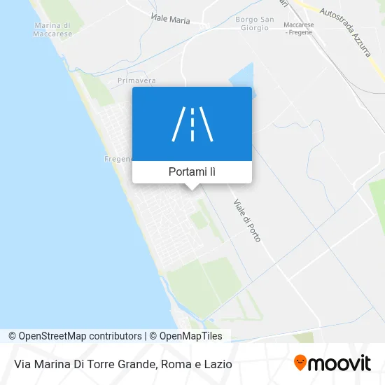 Mappa Via Marina Di Torre Grande