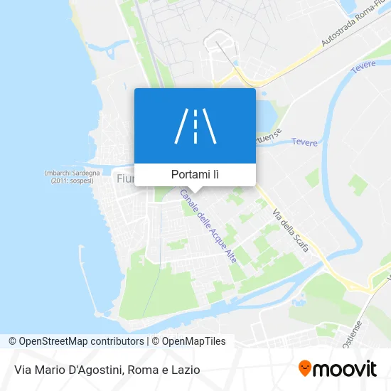 Mappa Via Mario D'Agostini