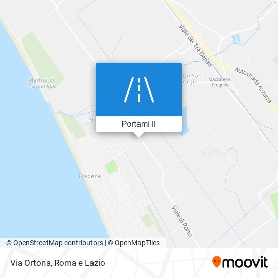 Mappa Via Ortona