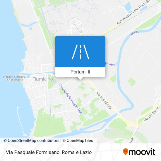 Mappa Via Pasquale Formisano