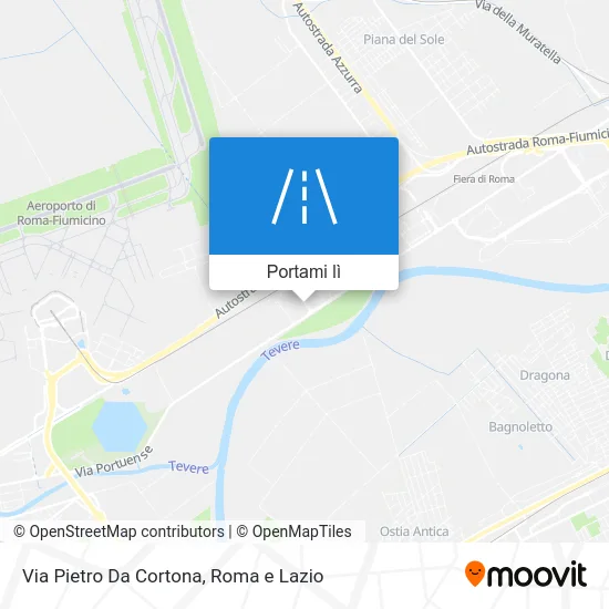 Mappa Via Pietro Da Cortona