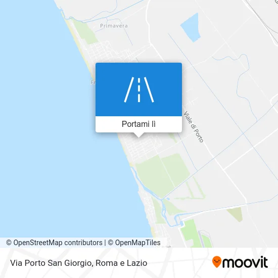 Mappa Via Porto San Giorgio